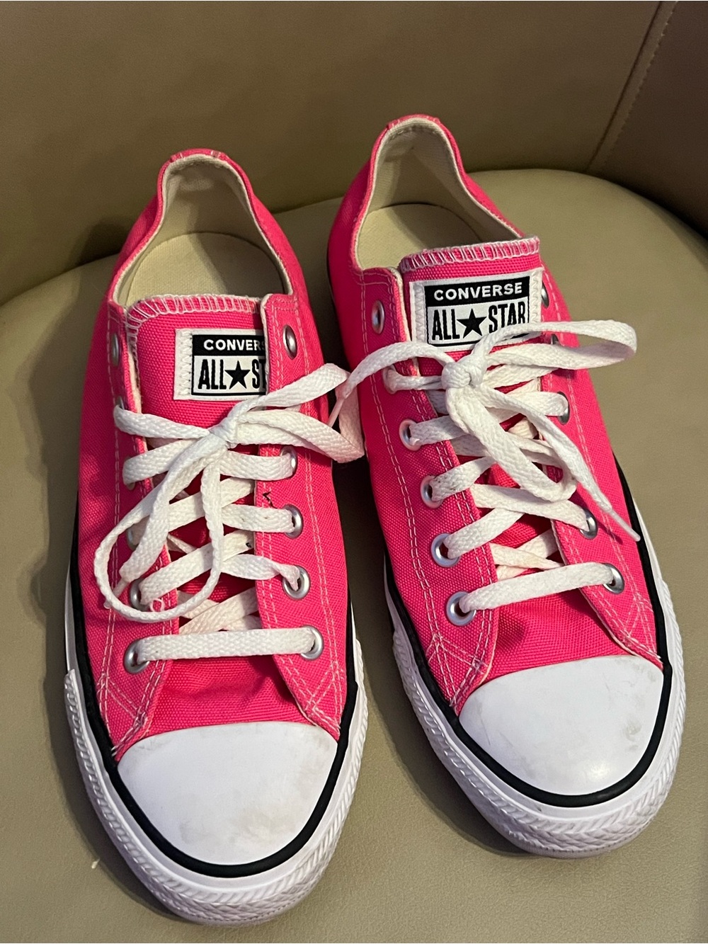 Converse Low Top Sneakers - Hot Pink